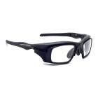 Padded Wrap Around Radiation Glasses Plastic Frame Eyewear RG 901 B