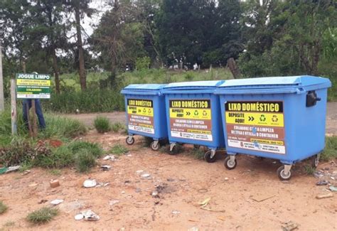 Not Cia Instala O De Placas Em Pontos De Coleta De Res Duos Na Zona