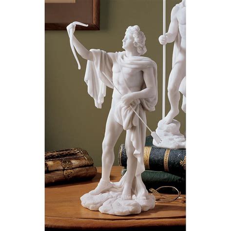 Design Toscano Apollo Classical Greek God Bonded Marble Statue