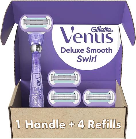 Gillette Venus Comfortglide Razors For Women 1 Venus Razor 4 Razor Blade Refills