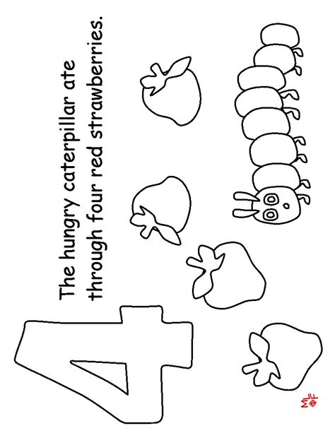 Very hungry caterpillar coloring pages to download and print for free