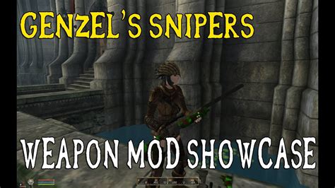 The Elder Scrolls Iv Oblivion Genzels Snipers Weapon Mod Showcase