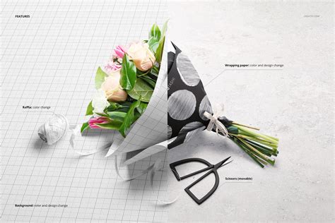 Flowers Packaging Mockup Set 2 on Behance