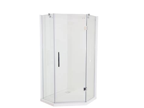 Kado Lux Shower System Angled 1000mm X 1000mm Rear Outlet Chrome From Reece