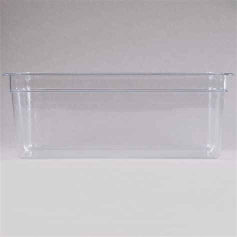 Cambro 18CW135 Camwear Full Size Clear Food Pan 8 Deep