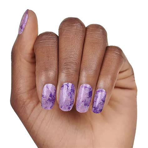 Gem Fatale Purple Quartz Nail Strips Color Street Fdg388