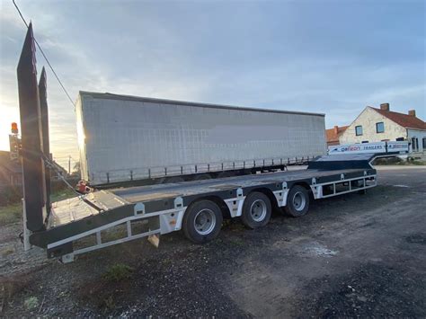 Galleon Trailers Essieux Naczepa Niskopodwoziowa Truck Id