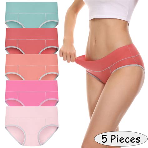 Pieces Underpants Patchwork Color Underwear Panties Bikini Solid