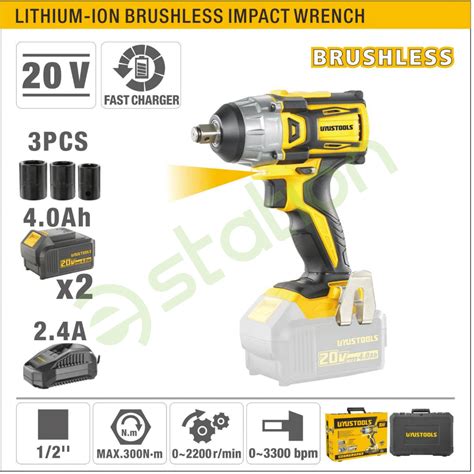 Uyustools Uy Ill204 Lithium Ion Brushless Impact Wrench Shopee Malaysia