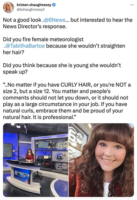 ABC meteorologist says she was fired over 'curly hair'