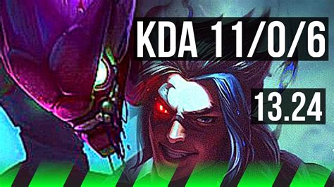 KHA Vs KAYN JNG 11 0 6 Legendary 300 Games KR Master 13 24