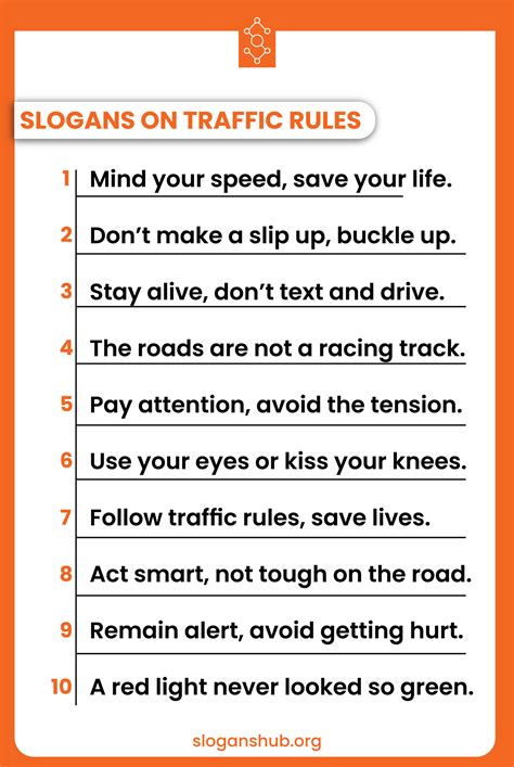 220 Catchy Traffic Safety Slogans & Slogans On Traffic Rules