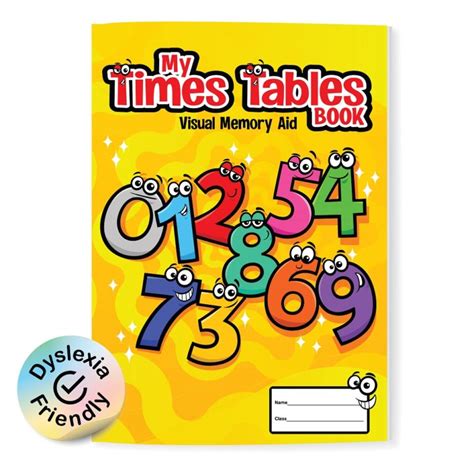 My Times Tables Visual Aid Memory Book (Dyslexia Friendly) - Only €2.25 ...