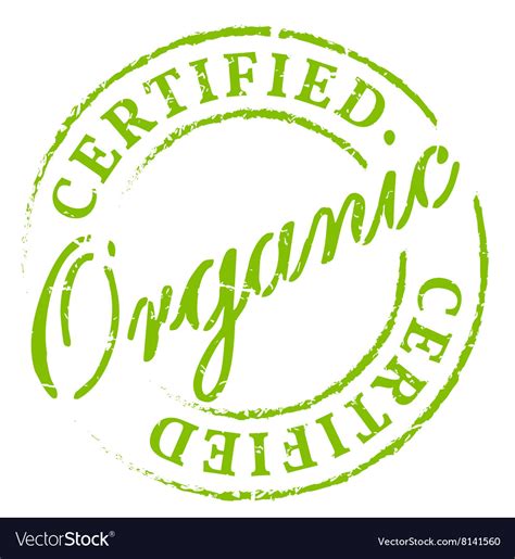 Certified Organic Logo Vector