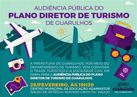 Audiência pública do Plano Diretor de Turismo acontece nesta quarta