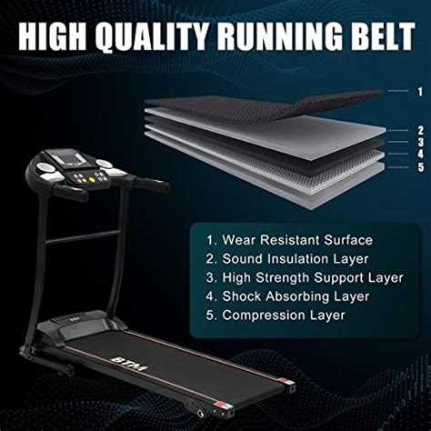 Electric Treadmill Folding Motorized Runing Jogging Walking Machine For