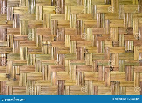 Patterns of woven bamboo. stock image. Image of decor - 290200399