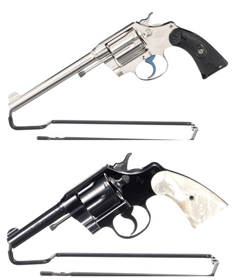 Two Colt Double Action Revolvers Rock Island Auction