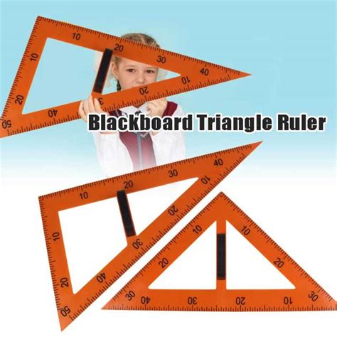 2Pcs Set Blackboard Triangle Ruler Professional 30x60 And 45x90