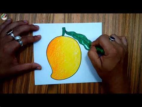 How To Draw Mango Step By Step Easy Mango Drawing Mango Online