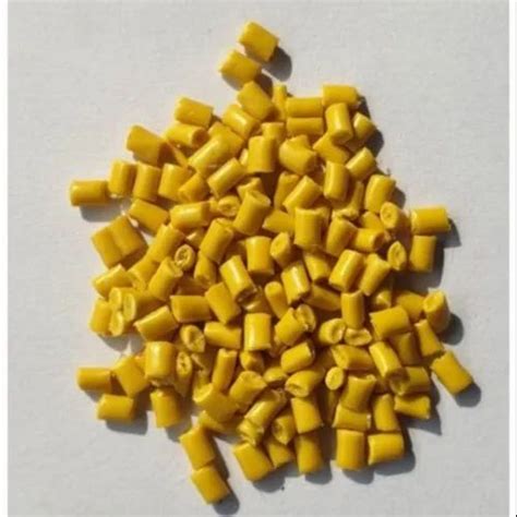 Polypropylene Yellow PP Granules For General Plastics Packaging Size