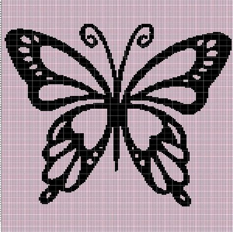 Butterfly Crochet Afghan Pattern Graph - Etsy Canada