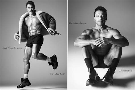 Mark Consuelos Goes Nearly Naked In Stuart Weitzman Campaign And Kelly Ripa S Reaction Is Gold