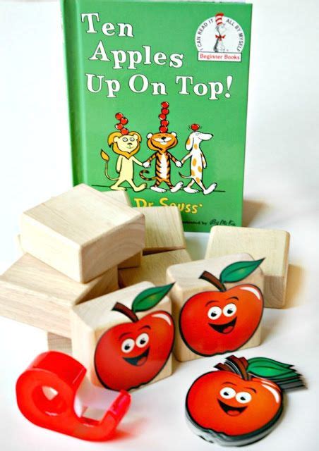 Ten Apples Up On Top Counting And Stacking Preschool Apple Theme