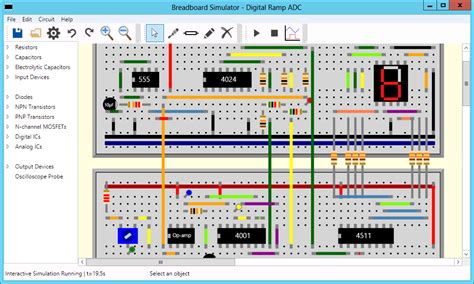 Electronic Breadboard Simulator