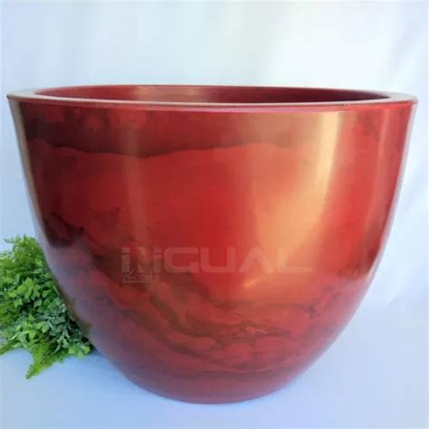 Vaso Para Plantas Verona 60x45cm Antique Vermelho Vasart Parcelamento