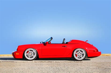 Dr Knauf Slammed Altered Porsche Speedster Red Speedlined