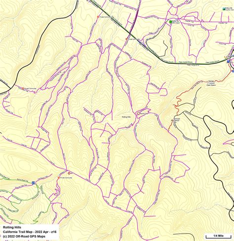 Rolling Hills - California Trail Map