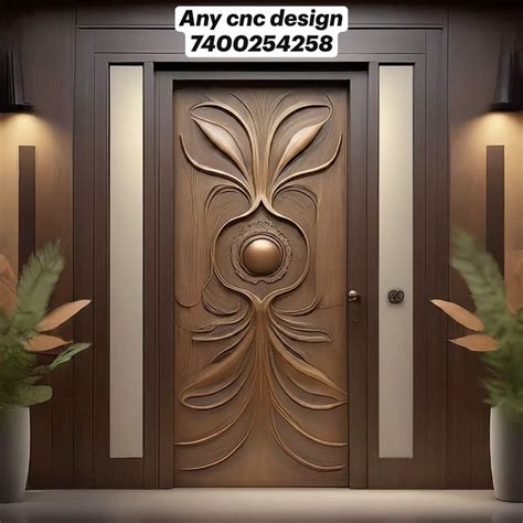 cnc design  modern wooden doors door design interior