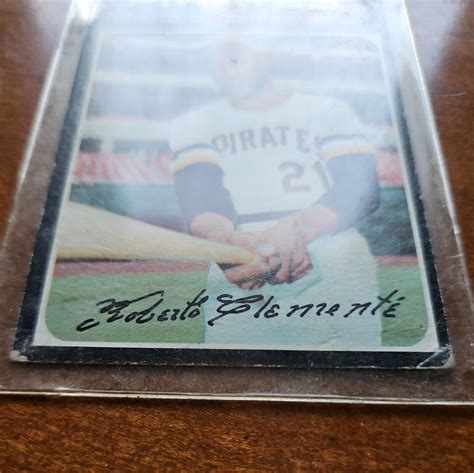 Topps Roberto Clemente Pittsburgh Pirates Vg Ex Sharp Ebay