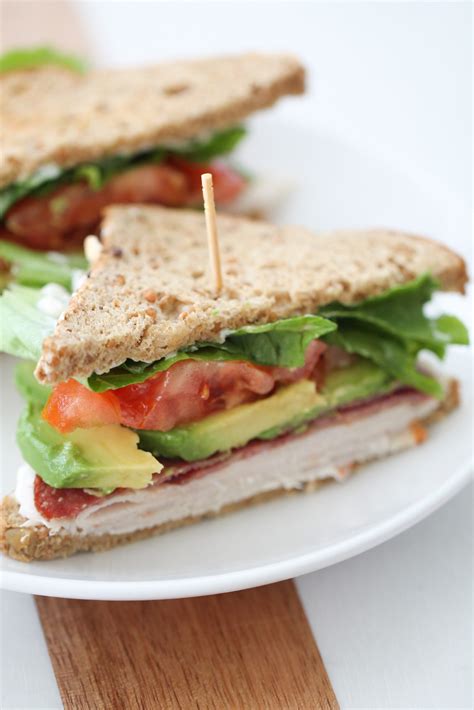 Turkey Bacon Avocado Sandwich Macro Friendly Food