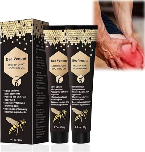 2pcs New Zealand Bee Venom Joint Relief Gelmuscle Pain Reliefbee