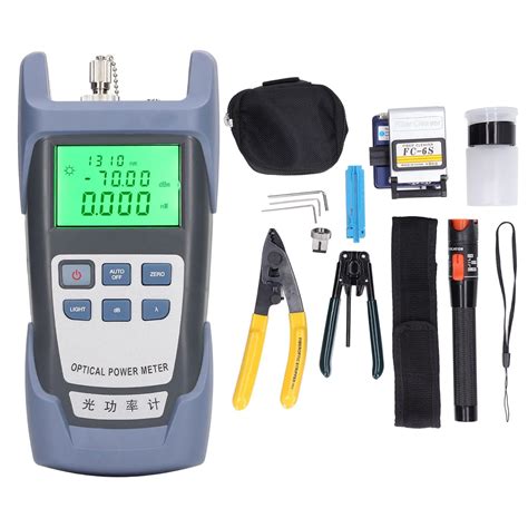 Pcs Optical Fiber Power Meter Fiber Optic Cable Tester Checker Test