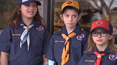 Girls In Boy Scouts Maryland Gets Its First All Girl Cub Scout Pack Wbff