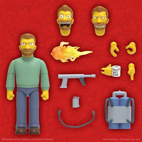 The Simpsons Ultimates Hank Scorpio Inch Action Figure