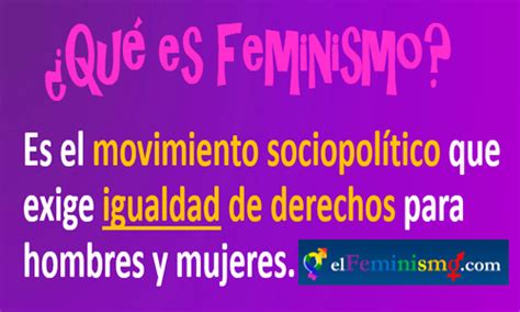 Qu Es El Feminismo