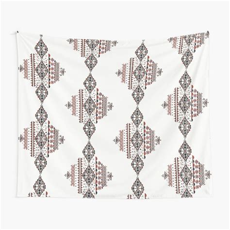 Tentures Motif Kabyle Amazigh Par Eldjama Redbubble