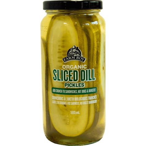 Farm Boy™ Organic Sliced Dill Pickles (500 ml) | Farm Boy