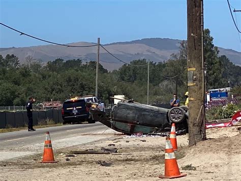 Dui Suspected After Rollover Crash Shuts Down Traffic On Hwy 1 Near