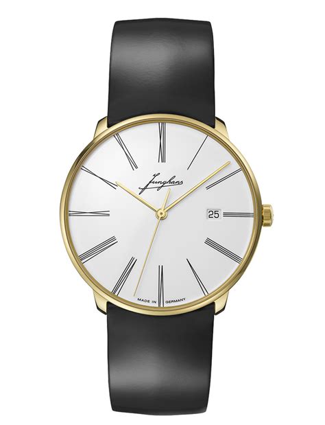junghans meister meister fein automatic edition erhard  yellow gold