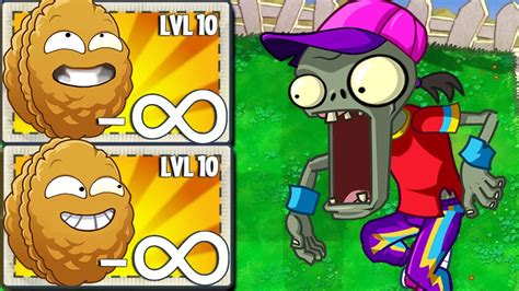 PvZ 2 Power Up INFINITE All Plants Max Level Vs 100 Breakdancer