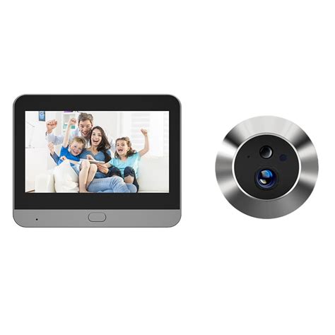 Apartment Digital Door Peephole Camera 4.3 inch Color Monitor 1080P ...