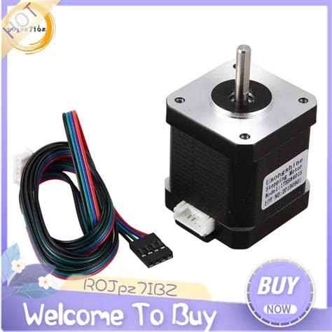 1pcs Nema 17 Stepper Motor 48mm Nema17 Motor 42bygh 2a 4 Lead