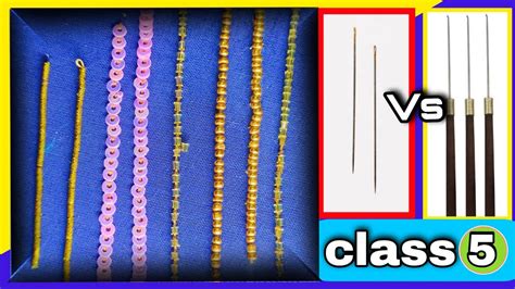 Maggam Work Classes 5 In Telugu Normal Needle Stitchaari Stitch From