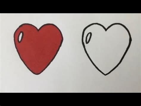 Diy Tekenen Hoe Teken Je Een Simpel Hartje How To Draw A Heart