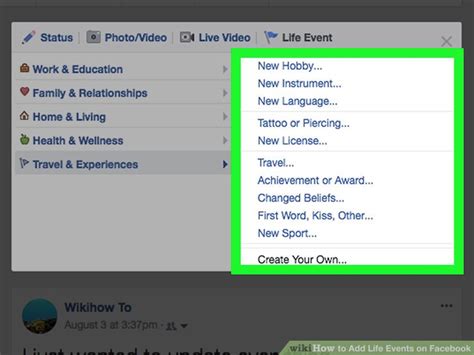 How To Add Life Events On Facebook Steps With Pictures